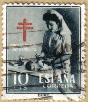 Enfermera y Cruz de Lorena