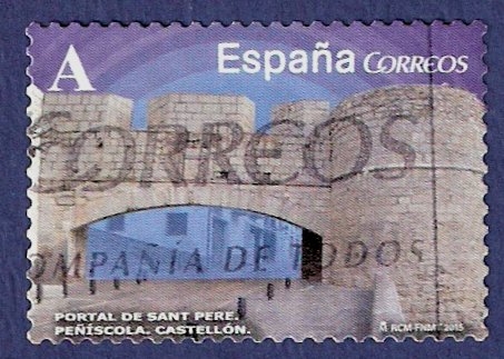 Edifil 4927 Puerta de Sant Pere Peñíscola A