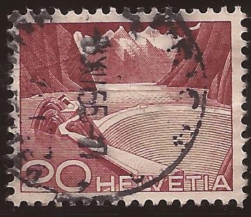 Pantano de Grimsel  1949 20 cents