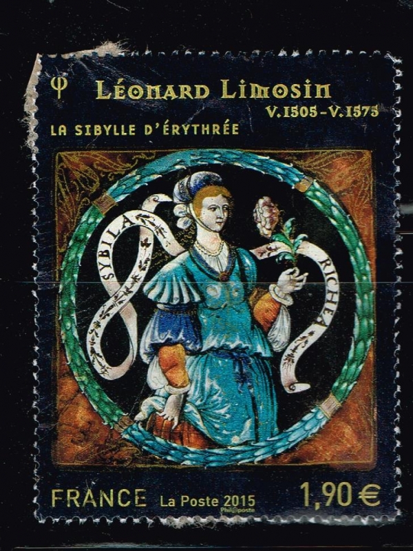 LA SIBYLLE D´ÉRYTHRÉE   LÉONARD LIMOSIN  1505-1575