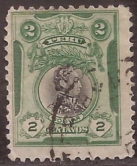 Simón Bolívar  1918 2 centavos