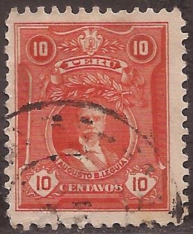 Augusto B. Leguia  1925 10 centavos