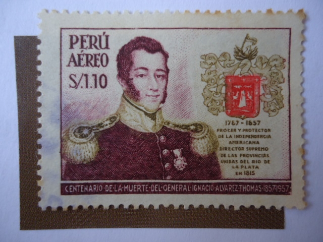 Centenario de la Muerte del General Alvarez Thomás 1857-1957.