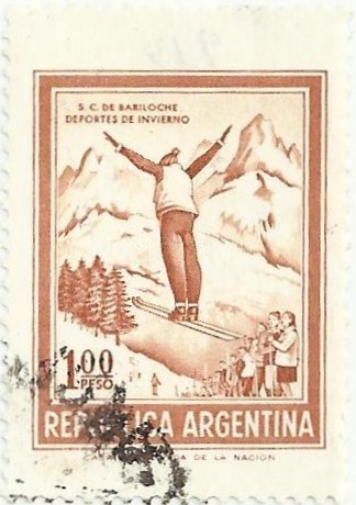 REEDICIÓN DE EMISIONES ANTERIORES. SAN CARLOS DE BARILOCHE. YVERT AR 973