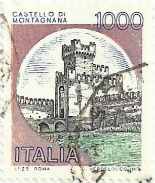 SERIE CASTILLOS. CASTILLO DE MONTAGNANA, EN PÁDUA. YVERT IT 1456