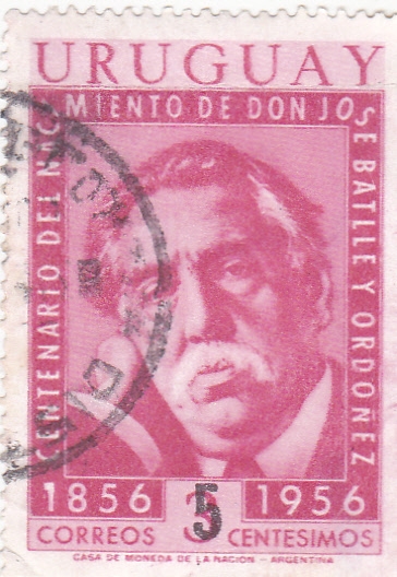 centenario del nacimiento José Batlle y Ordoñez