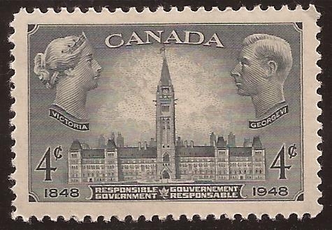 Centenario de Gobierno Responsable  1948 4 centavos