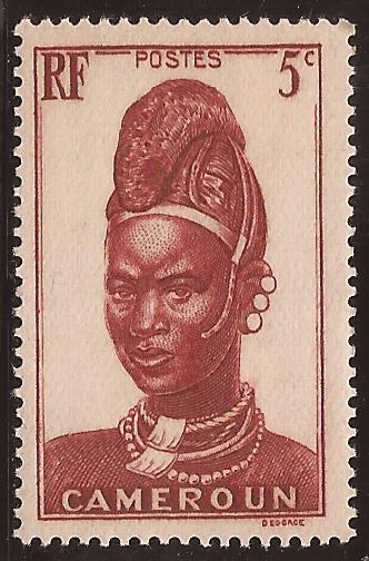 Mujer del Lamidato de Mandara  1939 5 cents