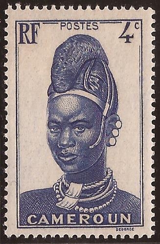 Mujer del Lamidato de Mandara  1939 4 cents