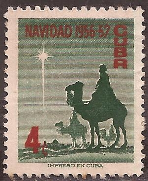 Navidad  1956-57 4 centavos