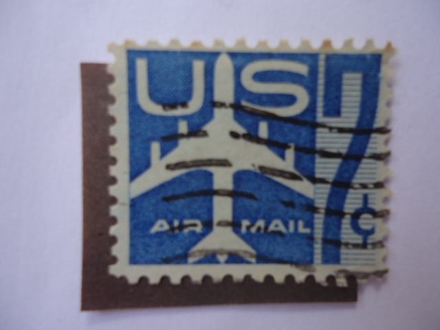 Air Mail 1952-1967- Serie:Shilhoutte of Jet Airlines.