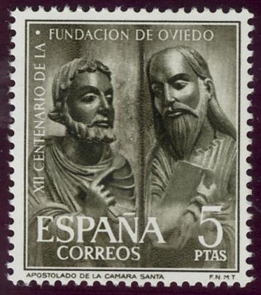 ESPAÑA - Monumentos de Oviedo y del reino de Asturias