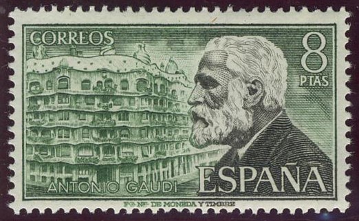 ESPAÑA - Trabajos de Antoni Gaudí
