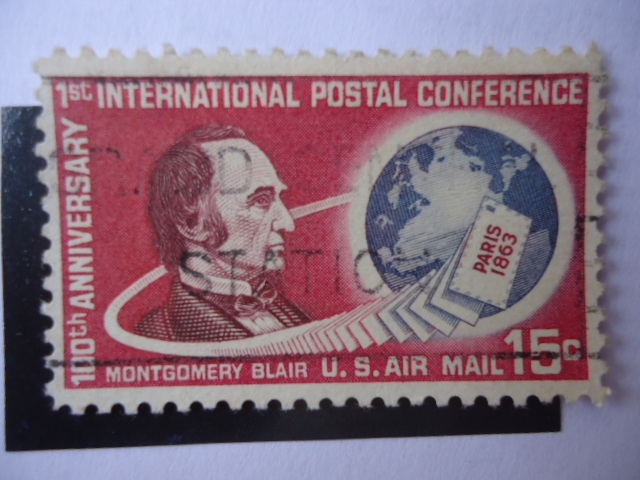 100 Aniversario de la Primera Conferencia Postal Internacional-Paris 1863.