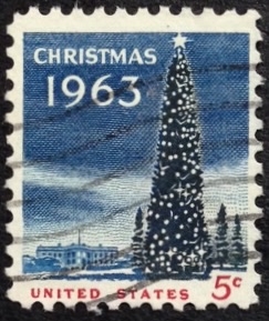 Árbol de Navidad y Casa Blanca