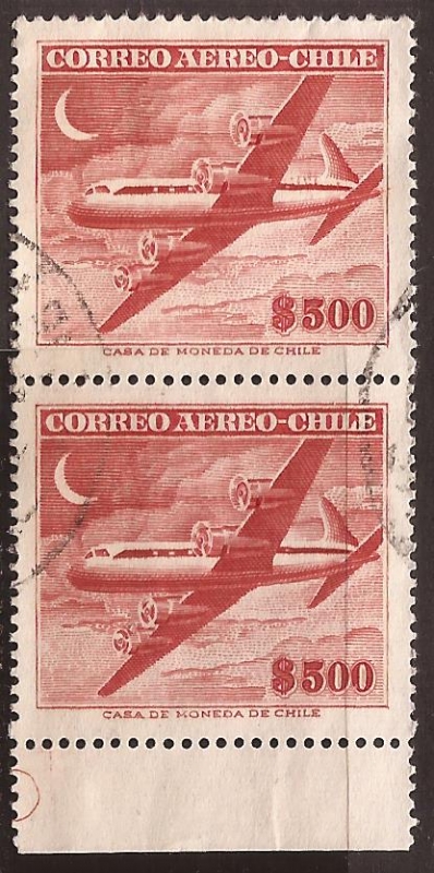 Douglas DC-6  1955 Aéreo 500 pesos