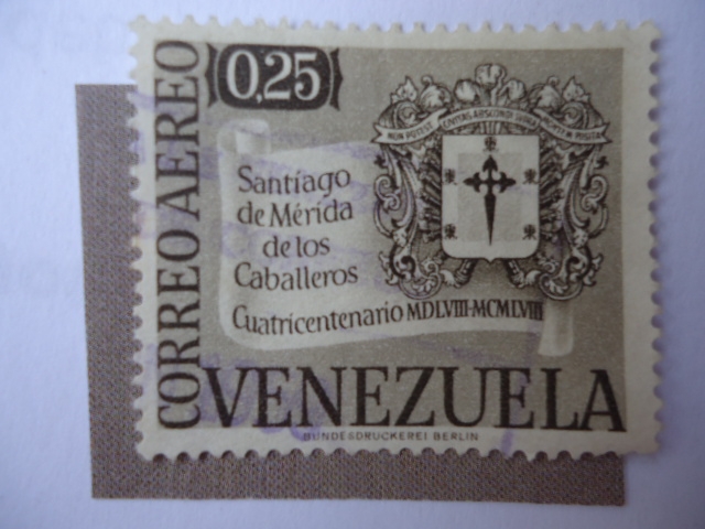 Santiago de Mñerida de los Caballeros- Cuatricentenario 1558-1958.