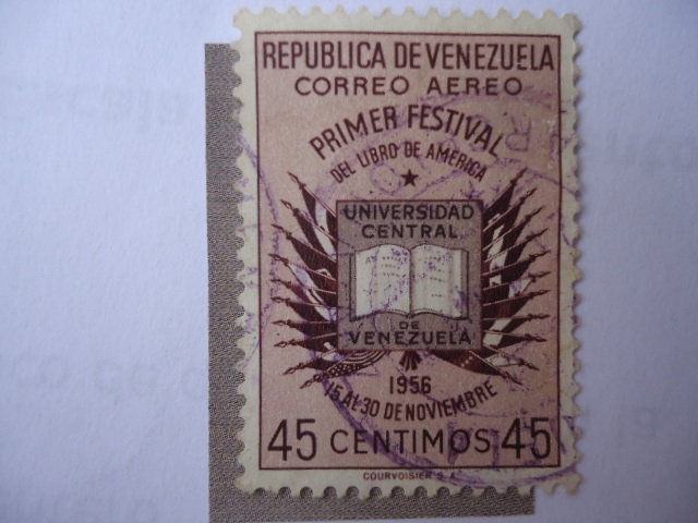 Primer Festival del Libro de América - Universidad Central de Venezuela 1956.