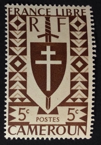 Escudo con cruz de Lorraine