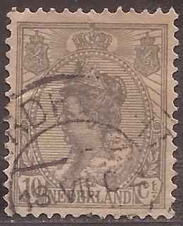 Reina Guillermina  1899 10 céntimos