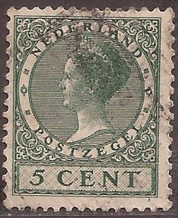 Reina Guillermina  1925 5 céntimos