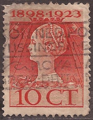 Reina Guillermina  1923 10 céntimos
