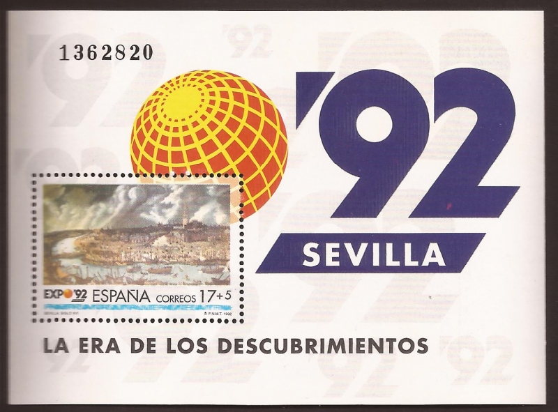 Expo Universal  Sevilla 1992 17+5 ptas