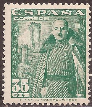 Franco y el Castillo de la Mota  1948  35 cents