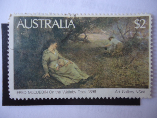 Fred McCubbin- On the Wallaby Trak 1896.