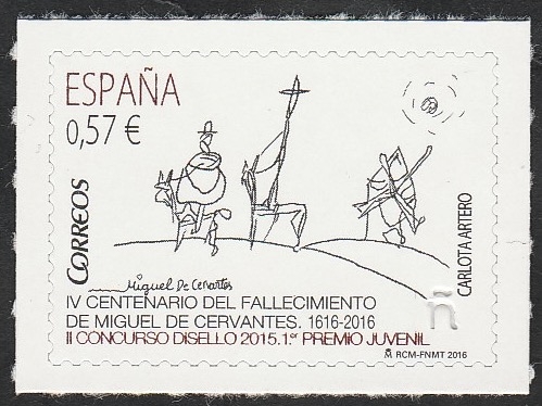 5026 - IV Centº del fallecimiento de Miguel de Cervantes