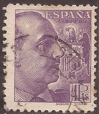 General Franco  1939 4 ptas