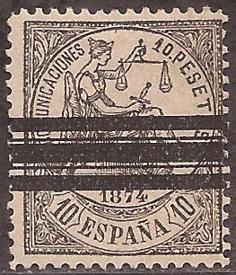 Alegoría de la Justicia  1874  10 ptas