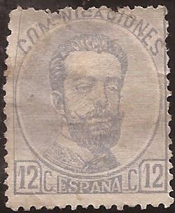 Amadeo I  1872 12 céntimos