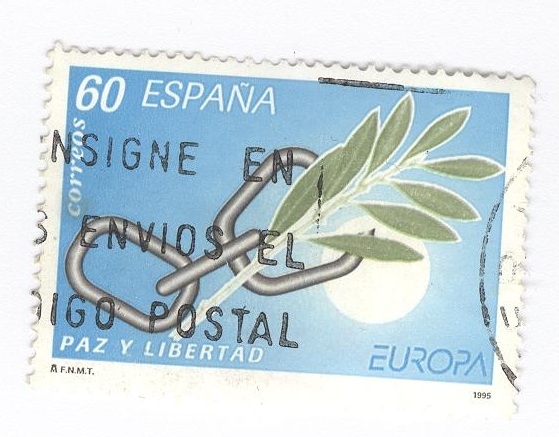 Edifil 3361. Europa, Paz y Libertad