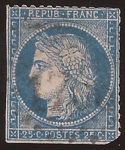 Diosa Ceres  1871  25 céntimos