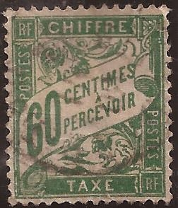 Tasas  1884  60 céntimos