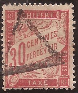 Tasas  1894  30 céntimos