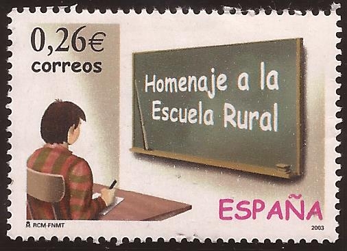 Homenaje a la Escuela Rural  2003  0,26€