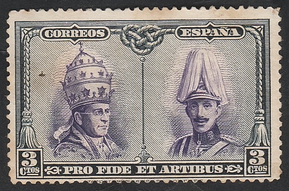 Pío XI y Alfonso XIII 