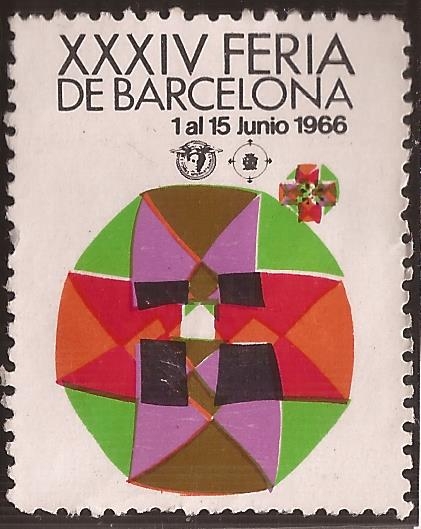 XXXIV Feria de Barcelona  1966  sin valor facial