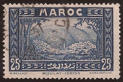 Moulay Idriss  1933 25 cents