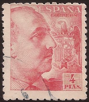 General Franco  1940 4 ptas