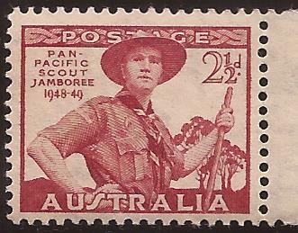 Jamboree Pan-Pacífica de Scout's  1948  2,5 peniques australianos