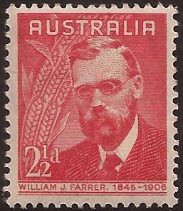 William J. Farrer  1948 2 1/2 peniques australianos