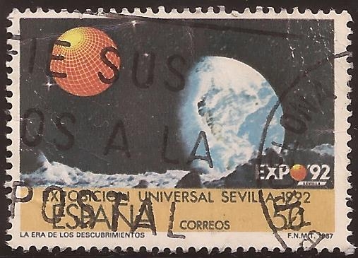 EXPO'92 Sevilla. La era de los descubrimientos  1987 50 ptas