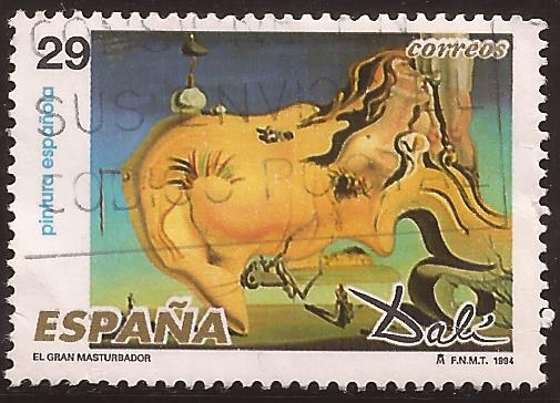 Maestros de la Pintura. Salvador Dalí. El Gran Masturbador  1994 29 ptas