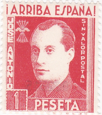 José Antonio Primo de Ribera (23) sin valor postal