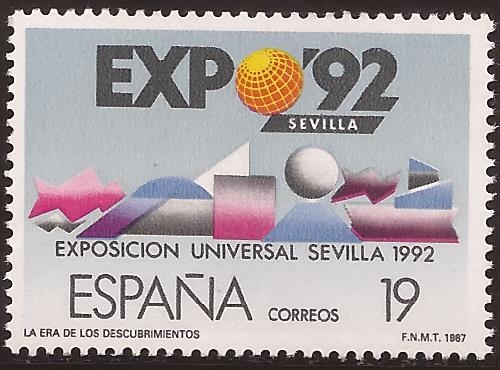 Exposicion Universal Sevilla EXPO'92  1987 19 ptas
