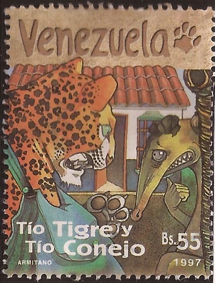 Cuentos populares. Tío Tigre y Tío Conejo. Fragmento 6  1997 55 bolívares