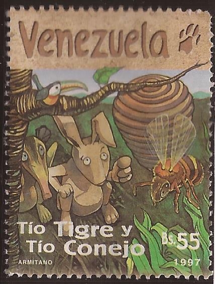 Cuentos populares. Tío Tigre y Tío Conejo. Fragmento 7  1997 55 bolívares